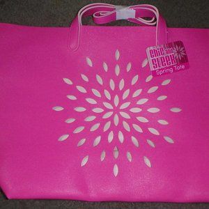 Pink Beach Bag chic and sleek pink spring tote
